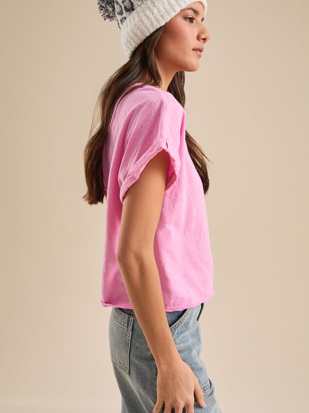 Michaela Boxy Tee Detail 4 - TULLABEE