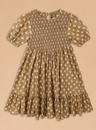 Lydia Golden Fleur Dress By Rylee + Cru - TULLABEE