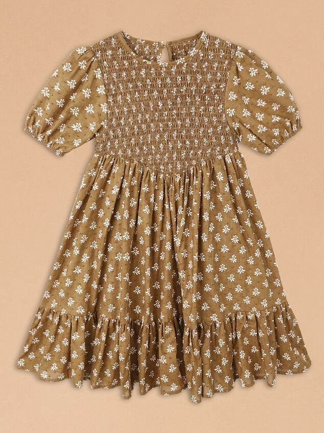 Lydia Golden Fleur Dress By Rylee + Cru - TULLABEE
