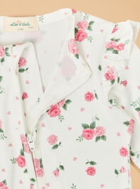 Rosie Rosettes Ruffle Footie Detail 3 - TULLABEE