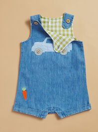 Denim Easter Bunny Jon Jo Detail 2 - TULLABEE