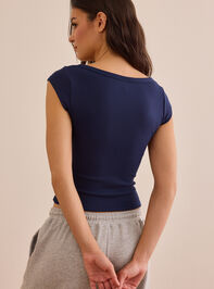 Verve Henley Short Sleeve Tee Detail 4 - TULLABEE