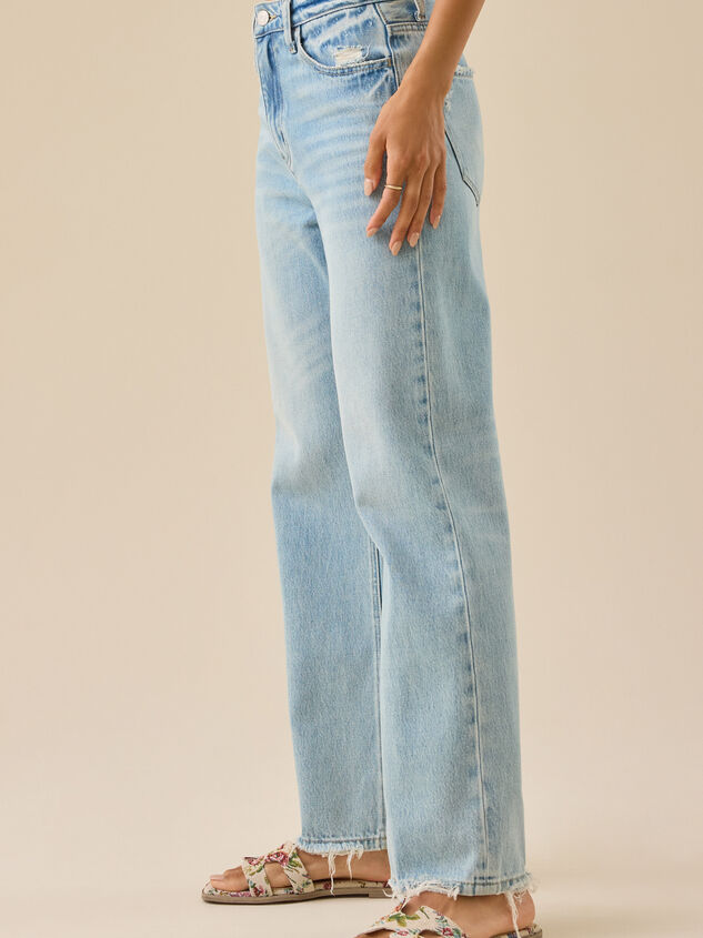 Mickie Straight Leg Jeans Detail 4 - TULLABEE