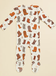 Western Boots Thermal Footie Detail 2 - TULLABEE