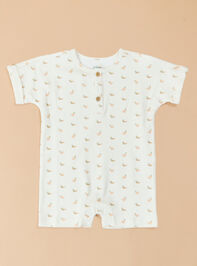 Henley Duck Romper Detail 2 - TULLABEE