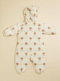 Sunflower Puffer Snowsuit by Rylee + Cru Detail 2 - TULLABEE