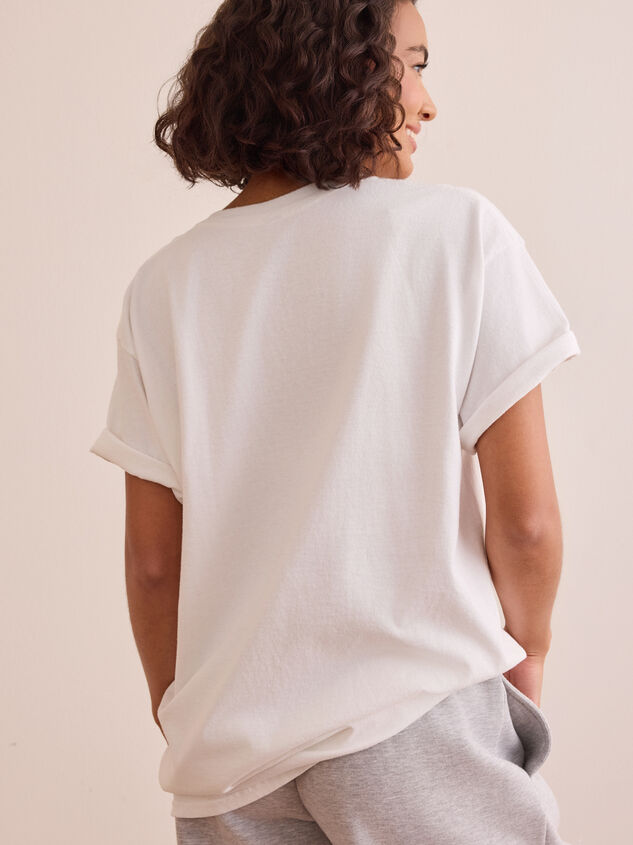 Chiefs Helmet Oversized Tee Detail 5 - TULLABEE