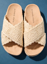 Taylor Crochet Sandals Detail 2 - TULLABEE