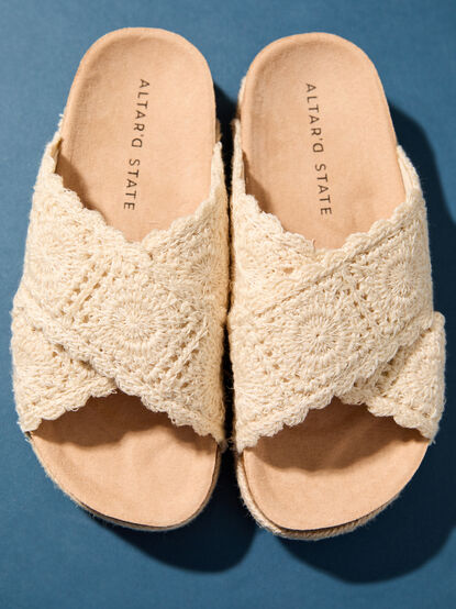 Taylor Crochet Sandals - TULLABEE