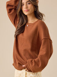 Jordana Oversized Sweater Detail 4 - TULLABEE