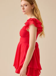 Lainey Double Layered Romper Detail 3 - TULLABEE