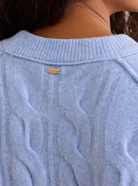 Daydream Cable Knit Sweater Detail 6 - TULLABEE