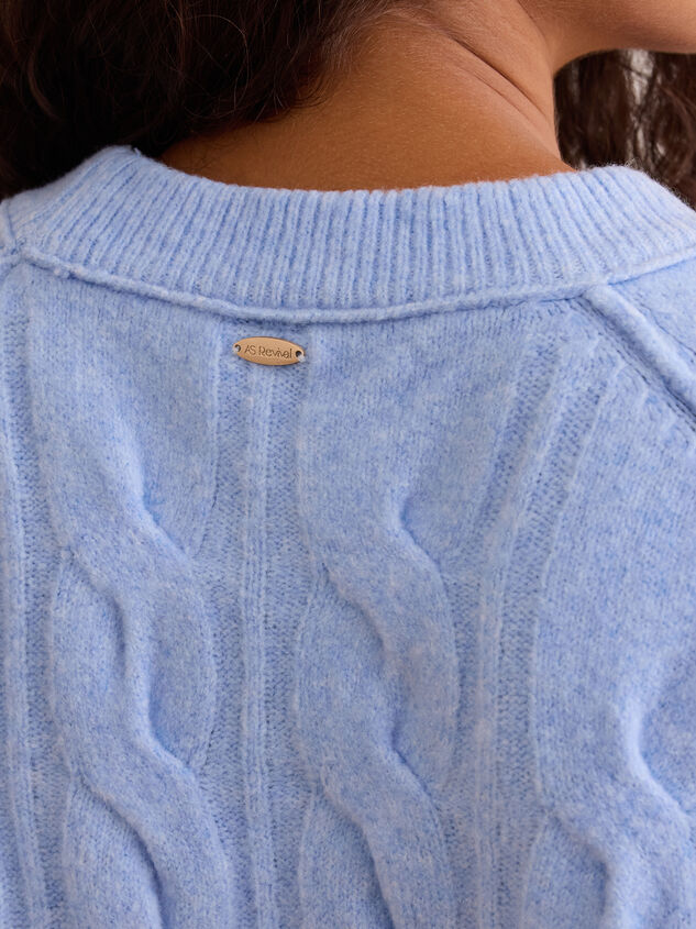 Daydream Cable Knit Sweater Detail 6 - TULLABEE