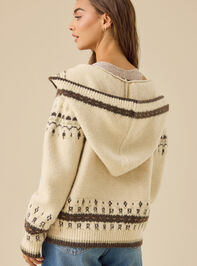 Addie Fair Isle Cardigan Detail 4 - TULLABEE