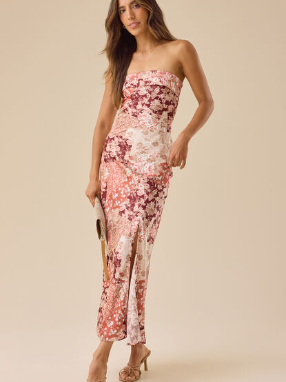 Amelia Floral Maxi Dress - TULLABEE