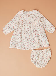 Carrie Collared Floral Dress Detail 2 - TULLABEE