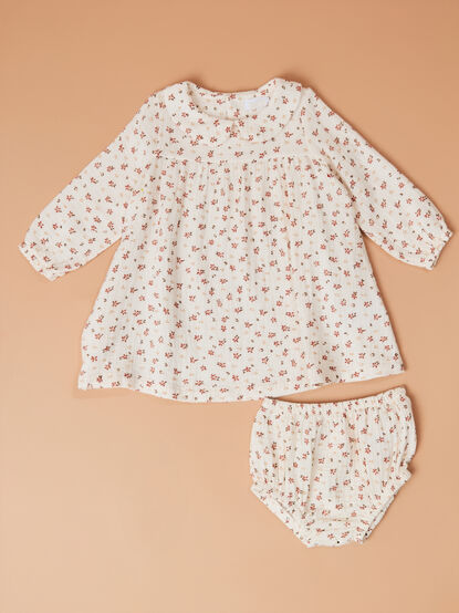 Carrie Collared Floral Dress - TULLABEE