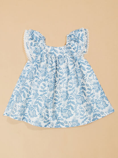 Ana Paisly Toddler Dress - TULLABEE
