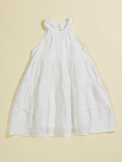 Maleia Ruffle Tiered Dress by Vignette - TULLABEE