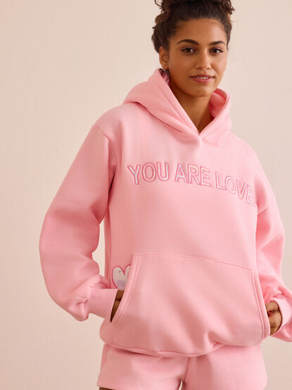 You Are Loved Embroidered Hoodie - TULLABEE