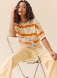 Chelsea Multi Stripe Boxy Sweater - TULLABEE