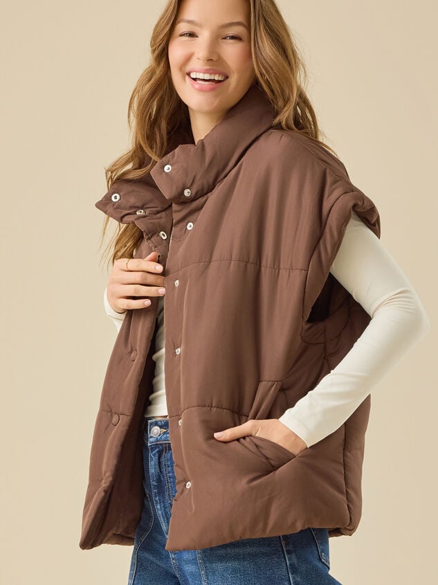 Juniper Puffer Vest Detail 3 - TULLABEE