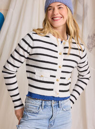 Laurie Gold Button Cardigan - TULLABEE