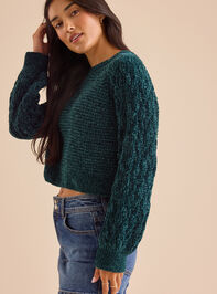 Britton Cable Sweater Detail 3 - TULLABEE