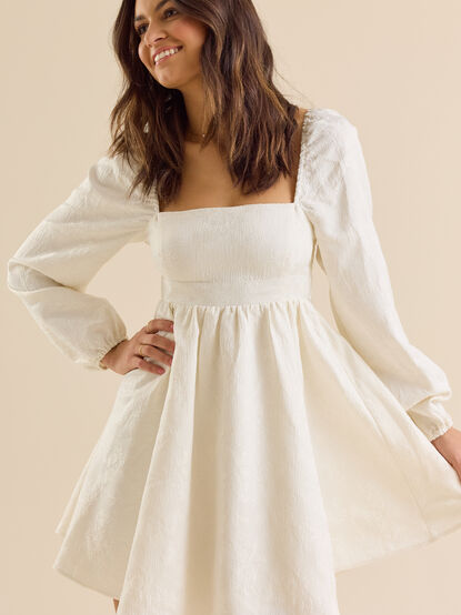 Eileen Jacquard Mini Dress - TULLABEE