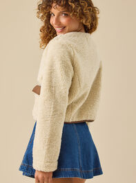 Emberly Fur Jacket Detail 5 - TULLABEE