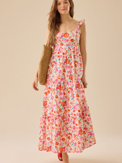 Lindy Floral Maxi Dress - TULLABEE