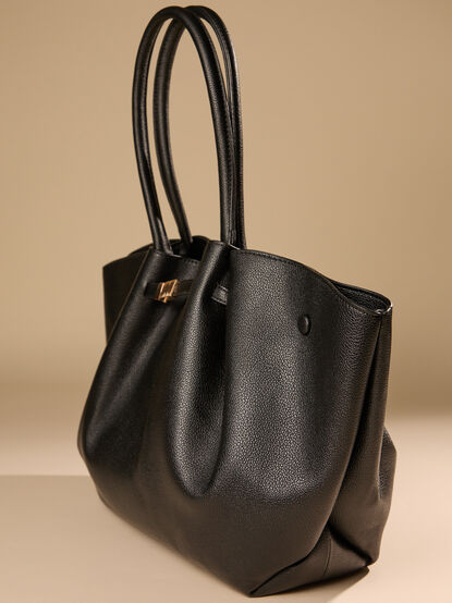 Kaia Belted Pull Tote - TULLABEE