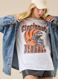 Bengals Helmet Oversized Tee - TULLABEE