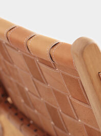 Cala Wood & Leather Chair Detail 6 - TULLABEE