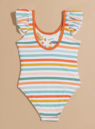 Beach Day Reversible Swimsuit Detail 2 - TULLABEE