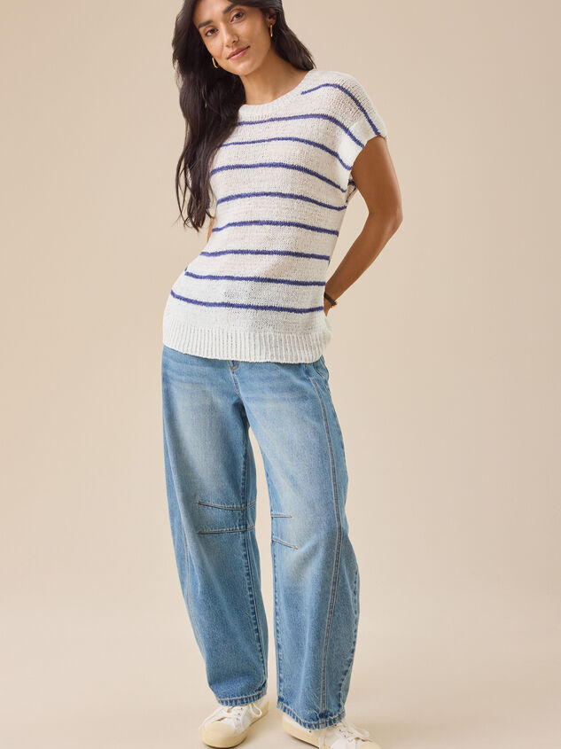 Julia Striped Sweater Detail 2 - TULLABEE