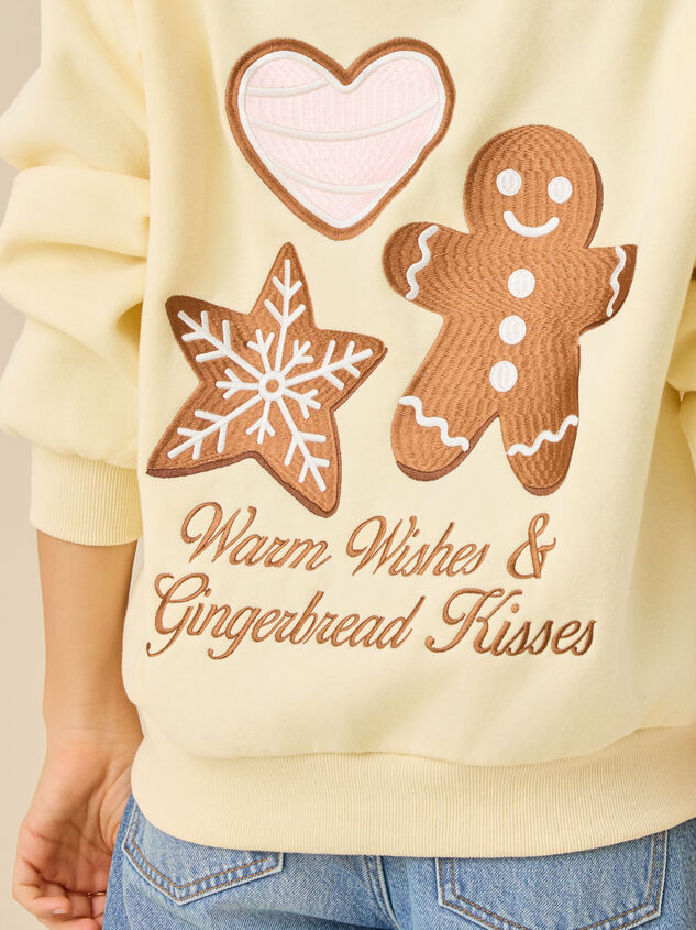 Warm Wishes Embroidered Hoodie Detail 6 - TULLABEE