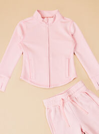 Maggie Athletic Full Zip Jacket Detail 3 - TULLABEE