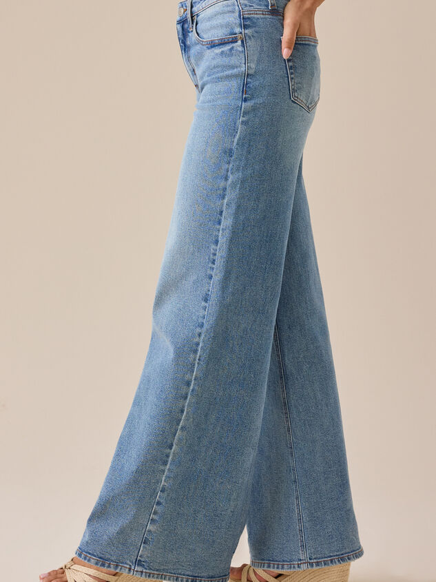 Oakley Ultra Wide Leg Jeans Detail 3 - TULLABEE