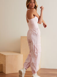 Ball Out Jumpsuit Detail 4 - TULLABEE