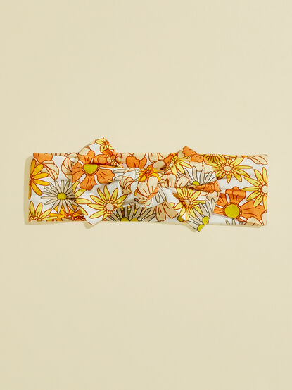 Flower Power Headband Bow - TULLABEE