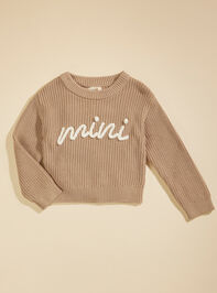 Mini Embroidered Sweater Detail 3 - TULLABEE