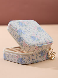 Floral Bow Jewelry Box Detail 4 - TULLABEE