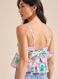 Larissa Tie Back Tank Detail 4 - TULLABEE