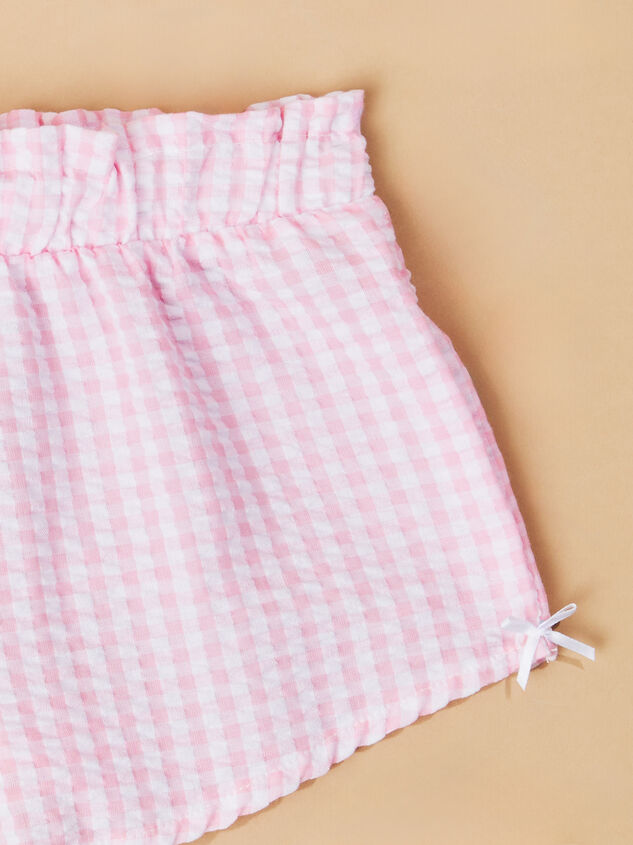 Camilla Gingham Short Detail 2 - TULLABEE