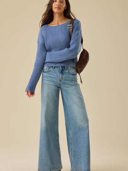 Debbie Cropped Sweater - TULLABEE