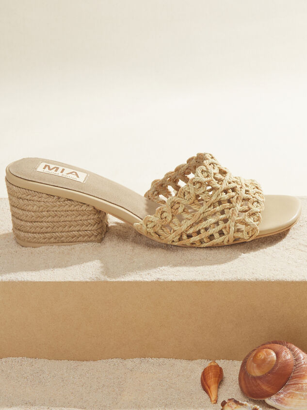 Isla Woven Heels Detail 2 - TULLABEE