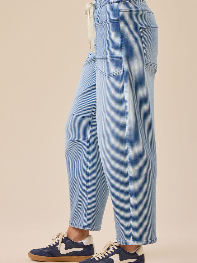 Sadie Barrel Pant Detail 5 - TULLABEE