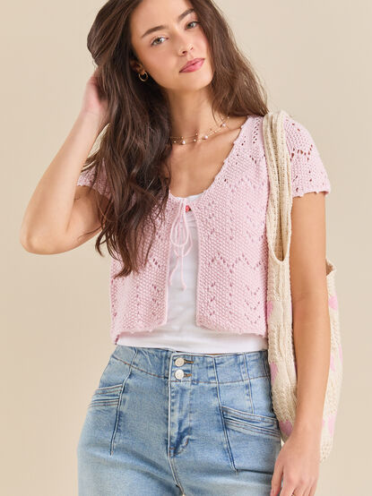 Lucia Tie Front Top - TULLABEE