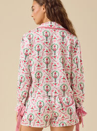 Posey Satin Nutcracker Sleep Top Detail 5 - TULLABEE